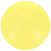 Cabochon rond en résine opaque 14 mm - Jaune soleil x1