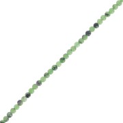Perles rondes 2 mm pierre gemme - Rubis Zoisite x39cm|raw }}