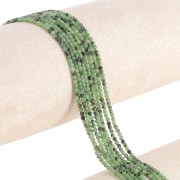 Perles rondes 2 mm pierre gemme - Rubis Zoisite x39cm