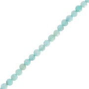 Perles rondes facettées 3.5 mm pierre gemme - Larimar x32cm|raw }}