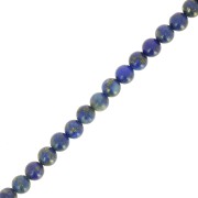 Perles rondes 4 mm pierre gemme - Lapis lazuli x38cm