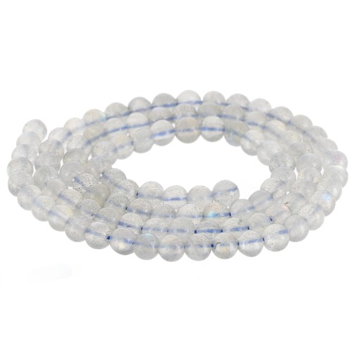 Perles rondes 4 mm pierre gemme - Labradorite x39cm