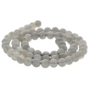 Perles rondes 6 mm pierre gemme - Labradorite x40cm