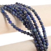 Perles rondes 6 mm pierre gemme - Lapis lazuli x39cm