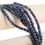 Perles rondes 6 mm pierre gemme - Lapis lazuli x39cm
