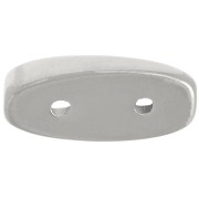 Cymbal - Connecteur pour perles Carrier Bead 17x8 mm Maratha - Argenté vieilli|raw }}
