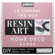 Le coffret Résin Art de Pébéo - Home Deco Geode