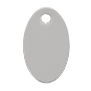 Sequins ovales 10x6 mm - médaille à graver - Acier inoxydable 304 x4