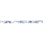 Cordon en tissu Liberty - Adelajda - Bleu x1m