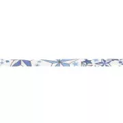 Cordon en tissu Liberty - Adelajda - Bleu x1m