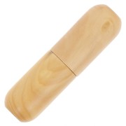 Etui rond à visser en bois pour aiguilles 59x16 mm à décorer par Puca® x1