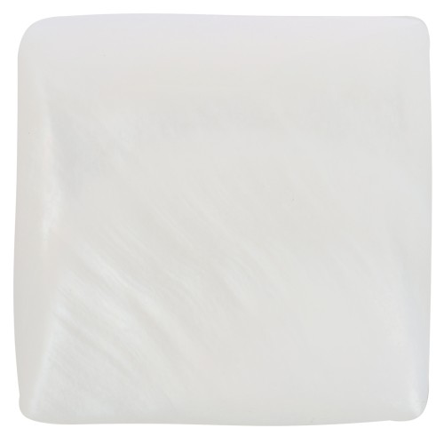 Cabochon carré 18 mm en nacre - Naturel x1