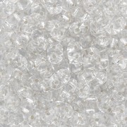 SuperDuo 2.5x5 mm - Crystal Silver Lined x10g|raw }}
