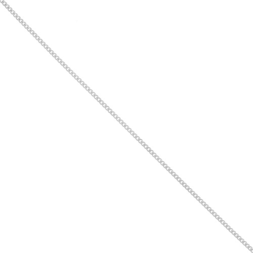 Chaîne maille Gourmette limée 2 mm - Argent 925 x50cm