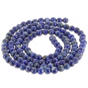 Perles rondes 3 mm pierre gemme - Lapis lazuli x39cm