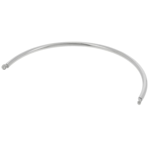 Intercalaire demi-jonc pour bracelet 58.5x2 mm - Acier inoxydable 304L x1