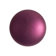 Cabochon rond en verre par Puca® 18 mm - Chatoyant Burgundy x1