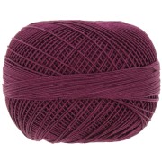 Fil de coton Lizbeth taille 20 - Burgundy n°672 x192m