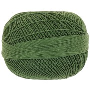 Fil de coton Lizbeth taille 20 - Dark Leaf Green n°676 x192m