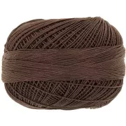 Fil de coton Lizbeth taille 20 - Dark Fudge n°697 x192m