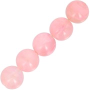 Perles en résine transparente 6 mm - Rose marbré x20|raw }}