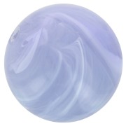 Perle en résine opaque 10 mm - Gris glacier marbré x8