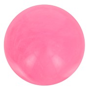 Perle en résine opaque 10 mm - Rose vif marbré x8|raw }}