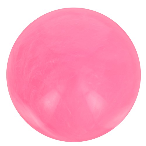 Perle en résine opaque 10 mm - Rose vif marbré x8