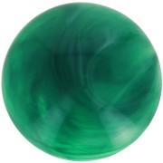 Cabochon rond en résine transparente 14 mm - Vert bouteille marbré x1|raw }}