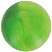 Cabochon rond en résine transparente 14 mm - Vert marbré x1