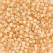 Miyuki Delica 10/0 DBM0621 - Dyed Light Apricot Silver Lined Alabaster x8g