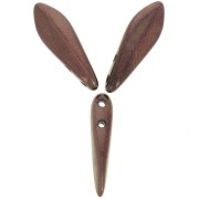 Dagues en verre 5x16 mm - Dark Bronze x50