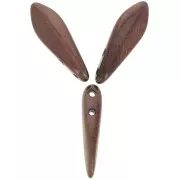 Dagues en verre 5x16 mm - Dark Bronze x50