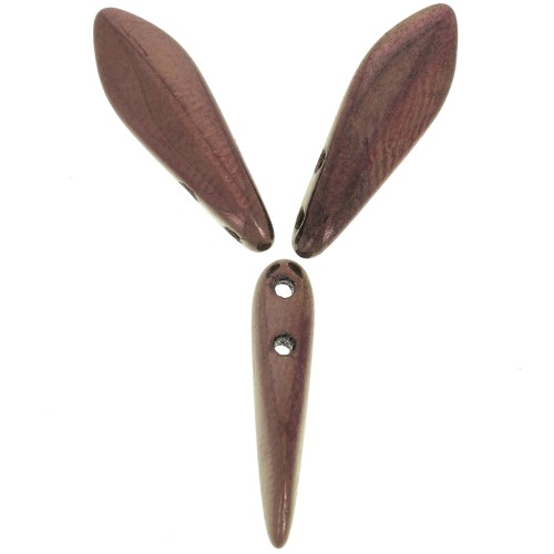 Dagues en verre 5x16 mm - Dark Bronze x50