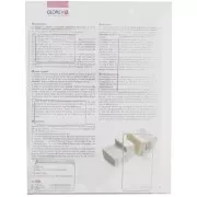 Set de 5 moules pour fabrication de savon - Rectangle - Transparent x1