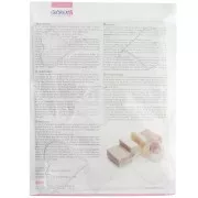 Set de 5 moules pour fabrication de savon - Coeurs - Transparent x1