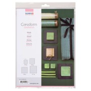 Set de 5 moules pour fabrication de savon - Carré - Transparent x1