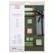 Set de 5 moules pour fabrication de savon - Carré - Transparent x1