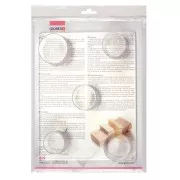 Set de 5 moules pour fabrication de savon - Rond - Transparent x1