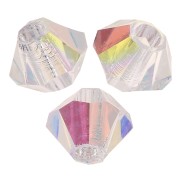 Perles toupies Preciosa - Rondelle Bead 3 mm - Crystal Glitter x30|raw }}