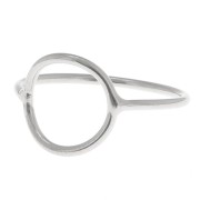 Bague cercle ajouré - Taille 47 - Argent 925 x1|raw }}