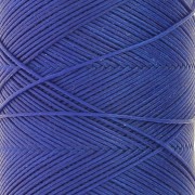 Fil plat en polyester ciré  Slam Cord pour micro macramé 0.6 mm - Bleu Royal x100m