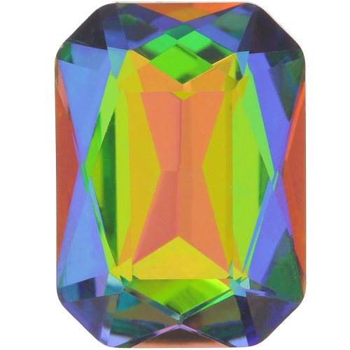 Cabochon octogone Aurora A4627 18x13 mm - Crystal Vitrail Medium x1