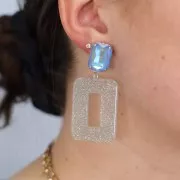 Cabochon octogone Aurora A4627 18x13 mm - Crystal Vitrail Medium x1