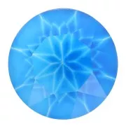 Cabochon rond Aurora A1088 8 mm - Crystal Electric Blue x1