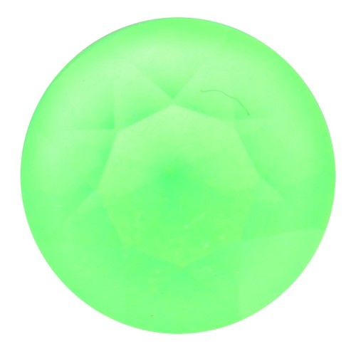 Cabochon rond Aurora A1088 8 mm - Crystal Electric Green x1