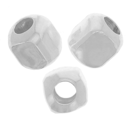 Perles cubes facettés 3.5 mm - Argent 925 x10