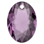 Pendentif PureCrystal 6438 Elliptic Cut Pendant 9 mm - Amethyst x1