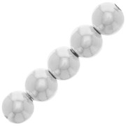 Perles rondes 3 mm avec un trou de 1 mm - Argent 925 x50|raw }}