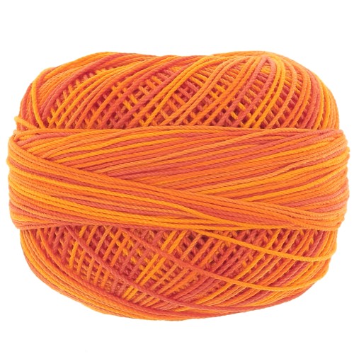 Fil de coton Lizbeth taille 10 - Orange n°183 x111m